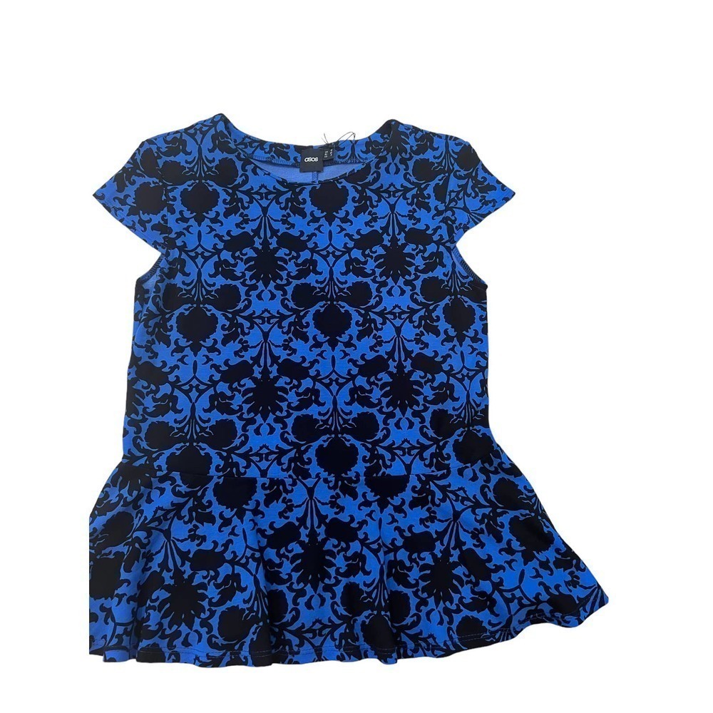 NWT ASOS peplum top sz 8‎
